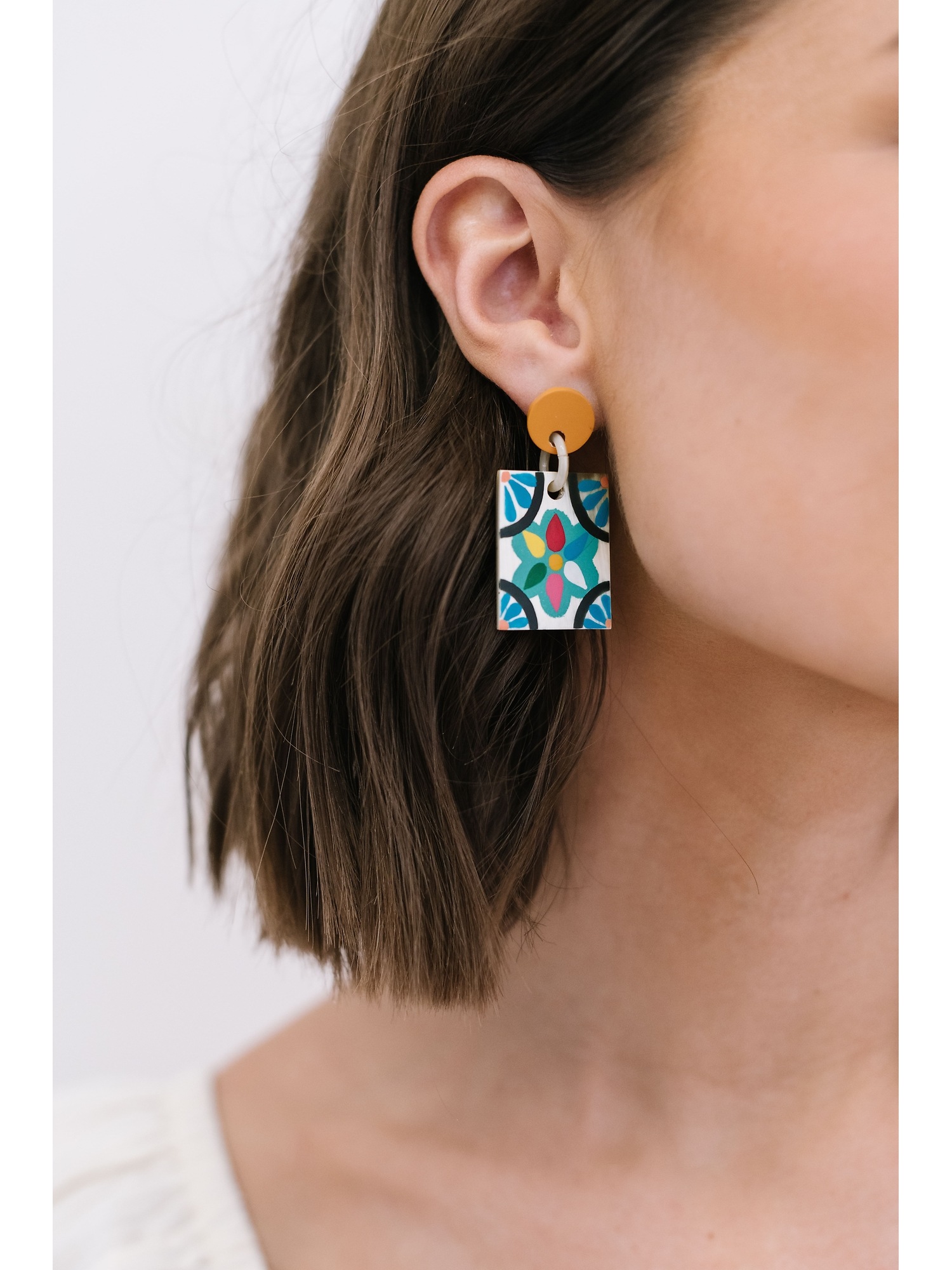 Azulejos Single Tile Earrings Gap