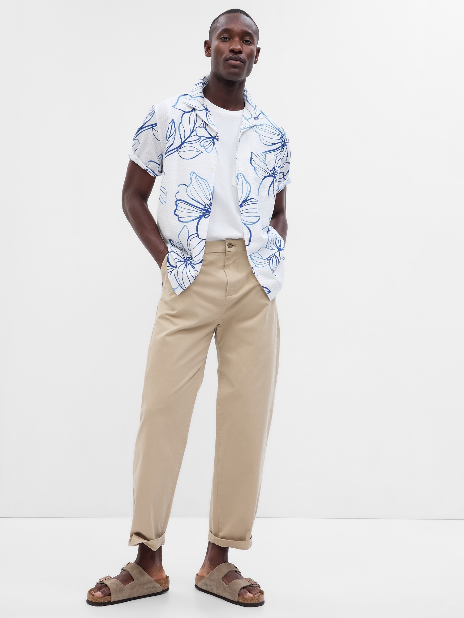 Gap Seersucker Vacay Shirt white. 1 Gap Seersucker Vacay Shirt white. 1