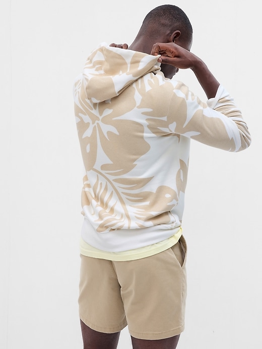 2 of 8 showing, with the color floral khaki of product Floral Gap Logo Hoodie
