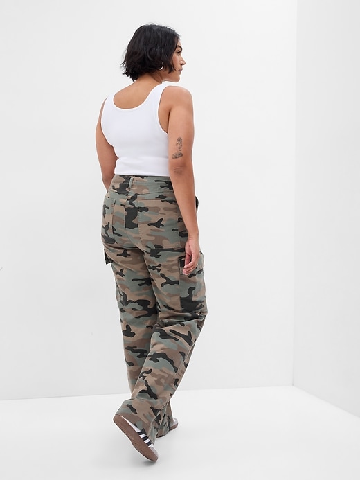 Image number 5 showing, Loose Khaki Cargo Pants
