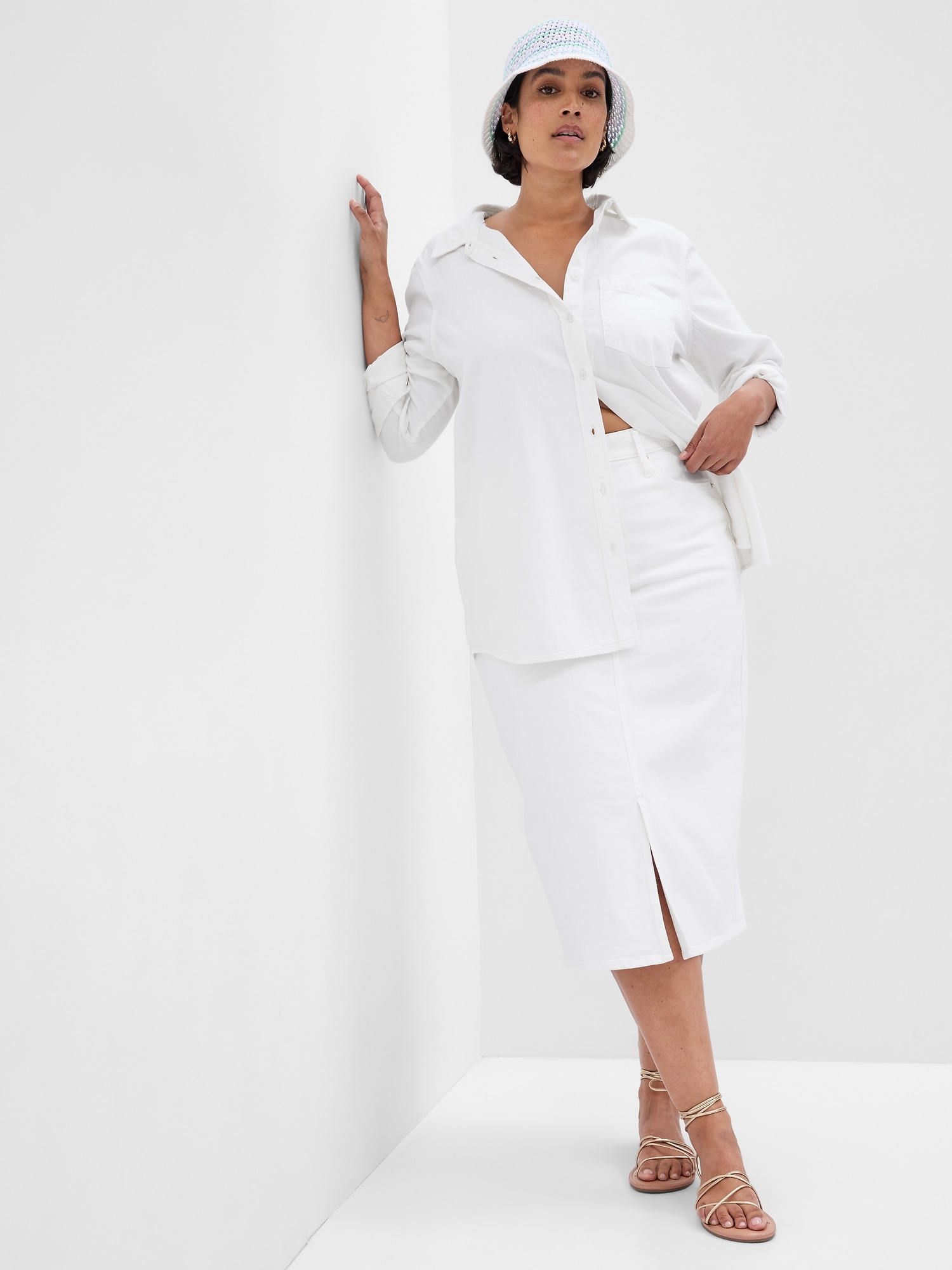 Denim Boyfriend Shirt Gap