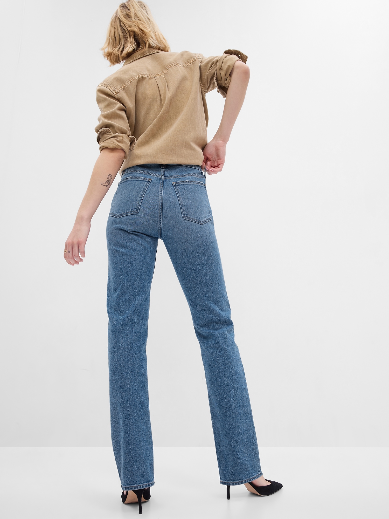 ’90s Straight Jeans with Washwell | Gap