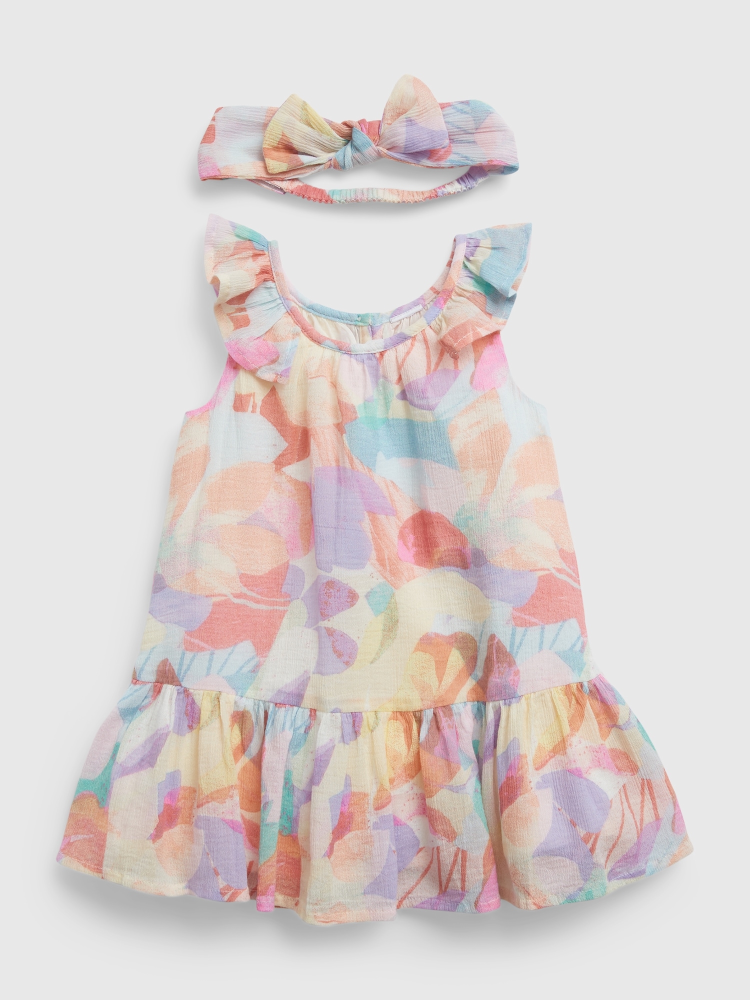 Gap Baby Floral Tiered Dress