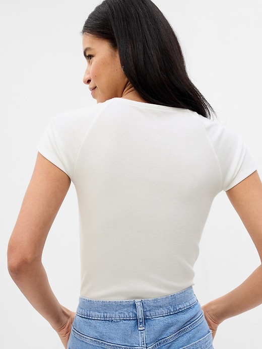 2 of 8 showing, with the color new off white of product Modern Sweetheart T-Shirt