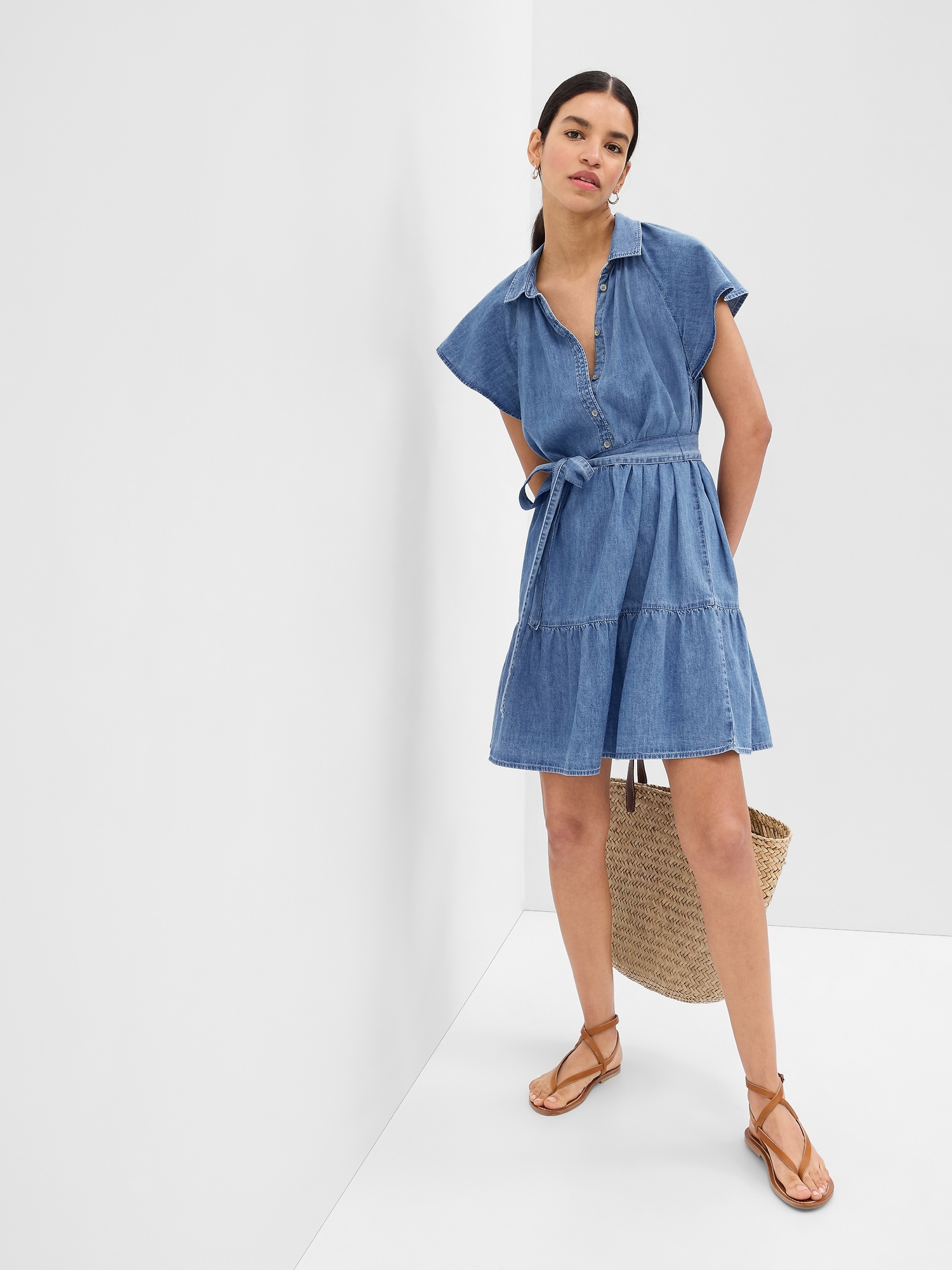 Denim dress gap store