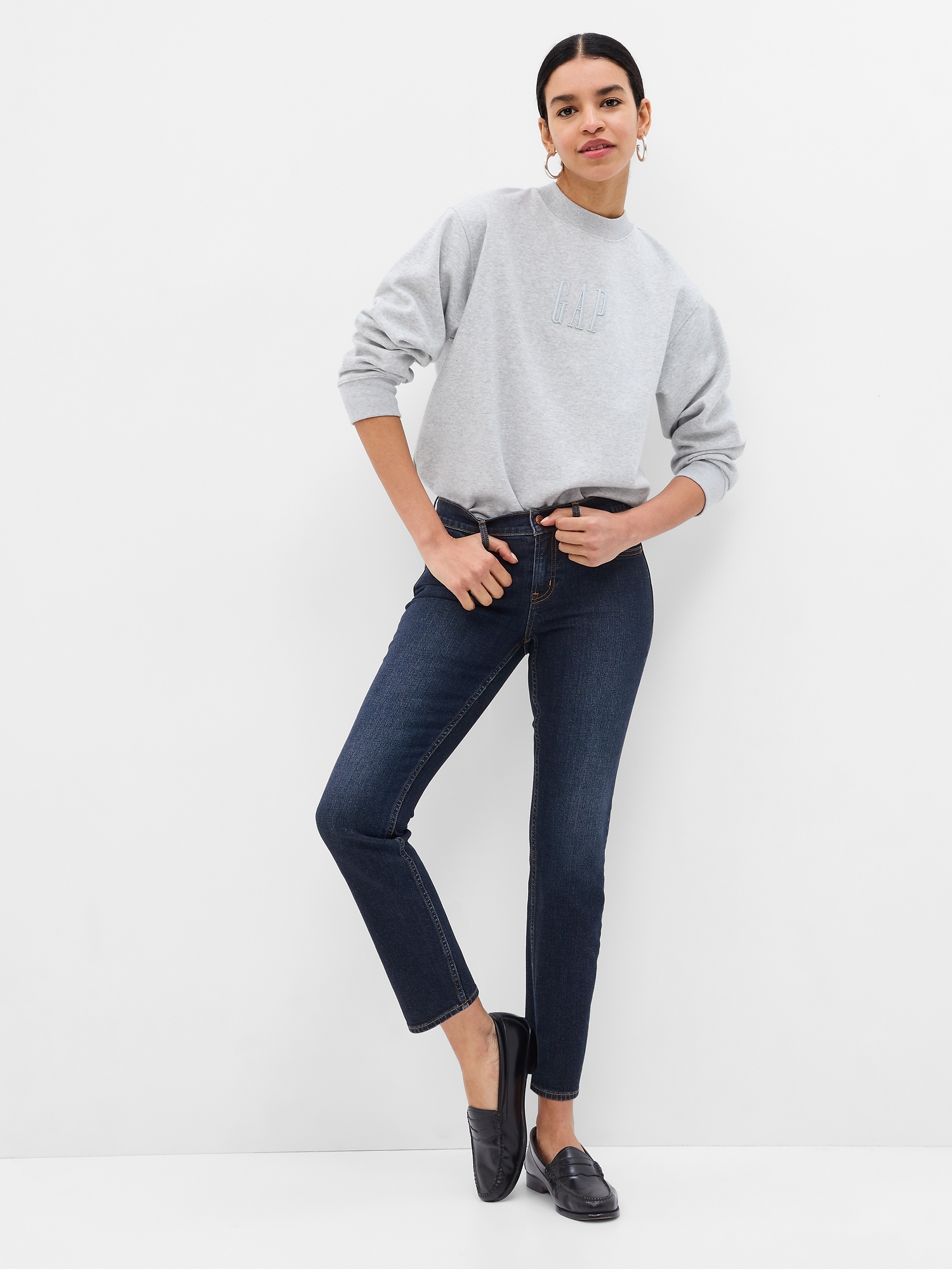 Gap Low Rise Vintage Slim Jeans with Washwell