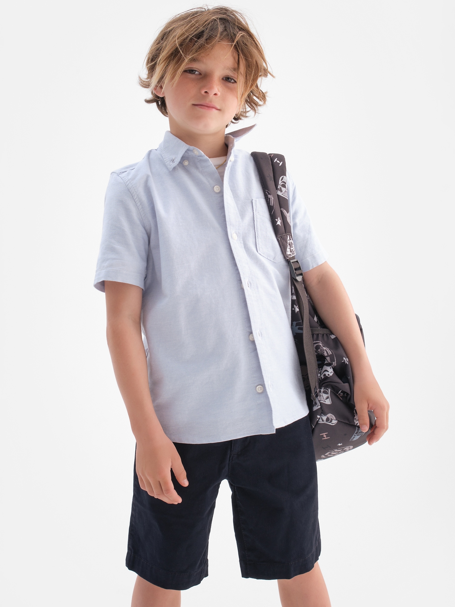 Boys Uniform Oxford Button Down Shirt