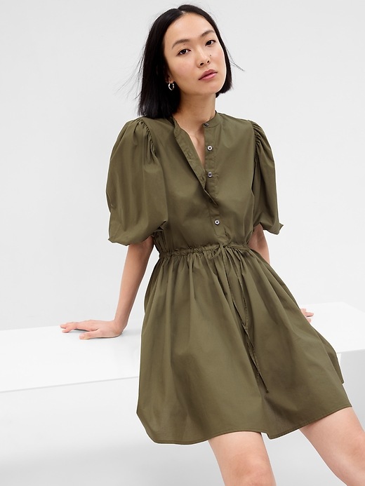 Balloon Sleeve Mini Dress Balloon Sleeve Mini Dress