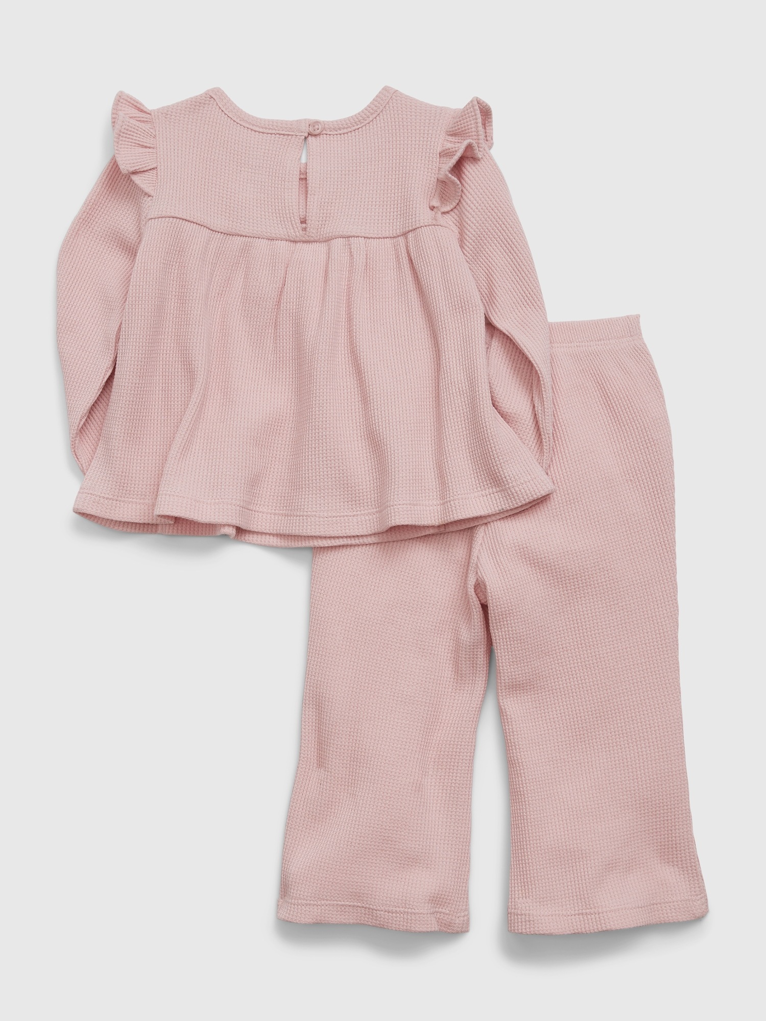 Baby Organic Cotton Waffle Outfit Set Gap