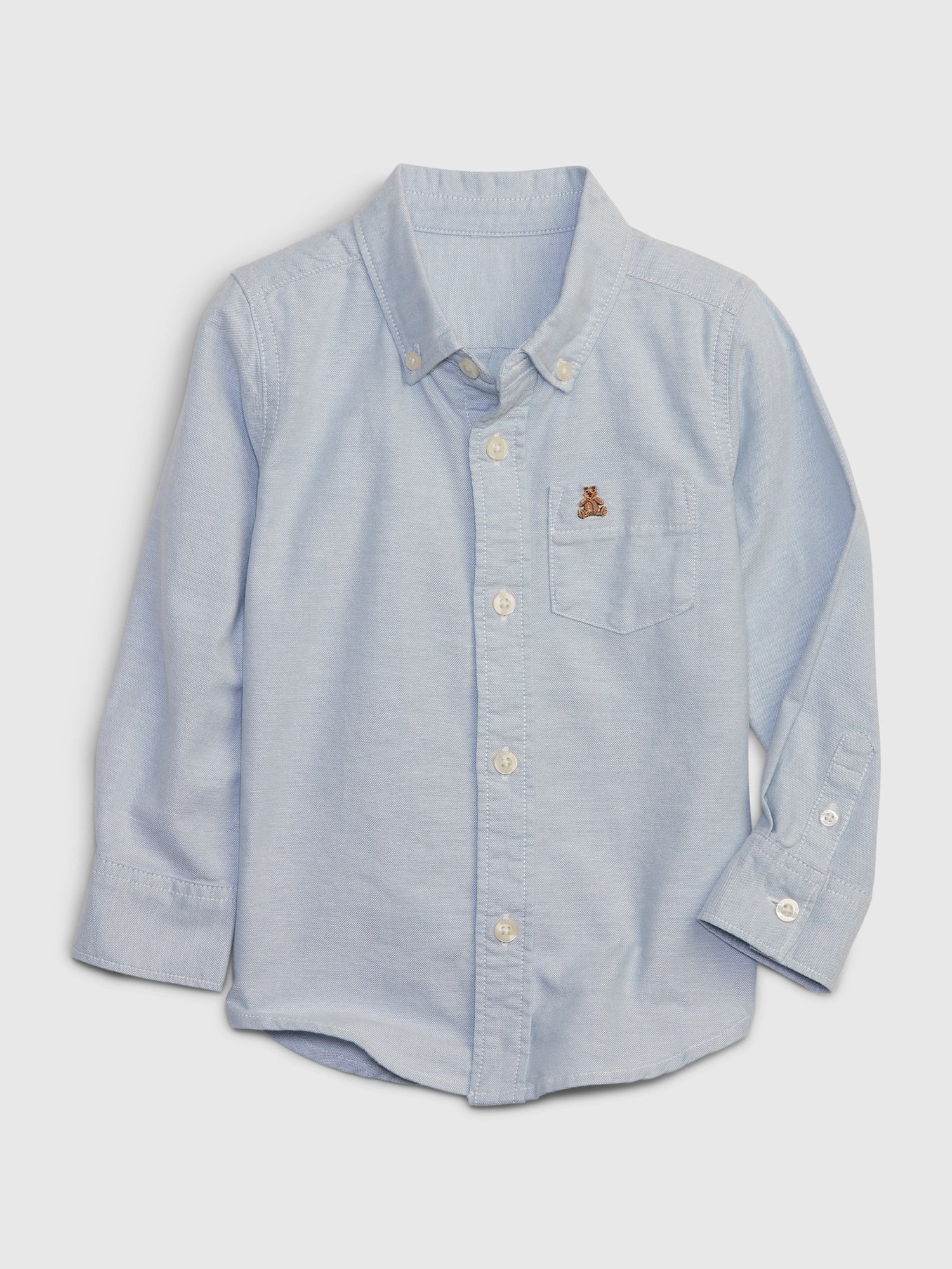 Gap Toddler Oxford Shirt blue. 1