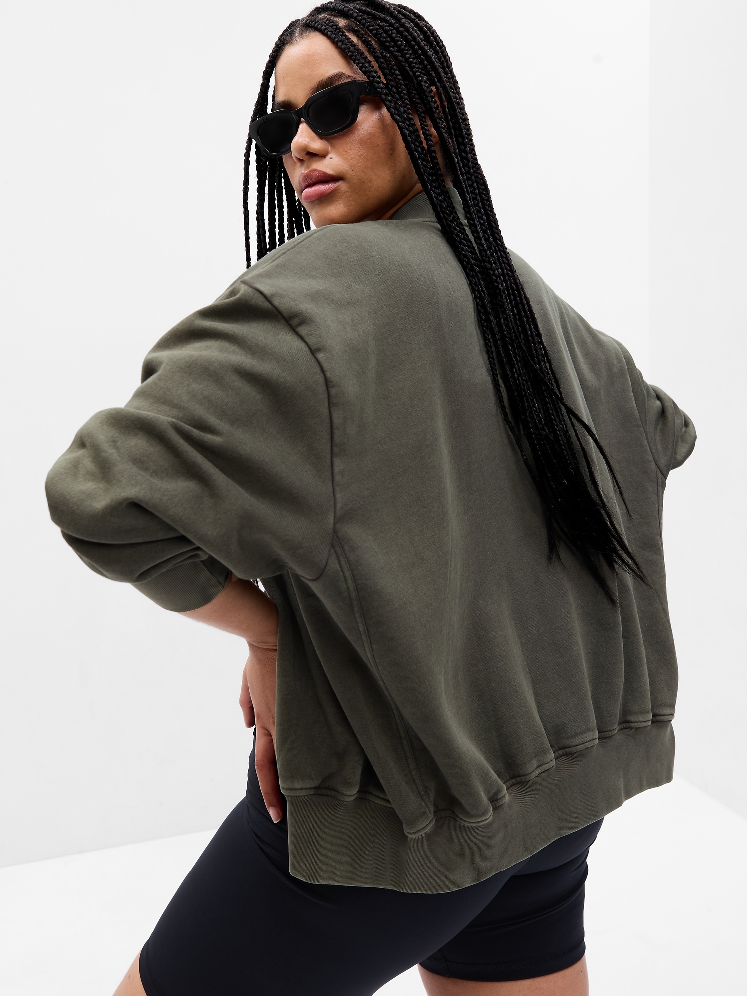Vintage Soft Bomber Gap