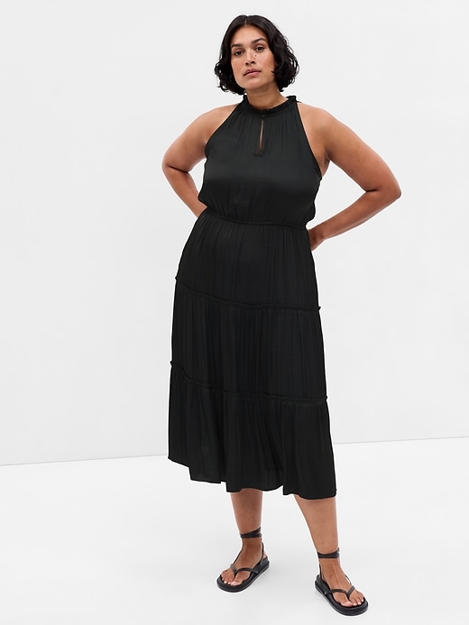 knee length dresses for ladies The Billow Tiered Maxi Dress main image 0