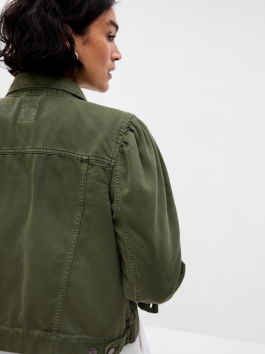 Puff Sleeve Jacket Gap