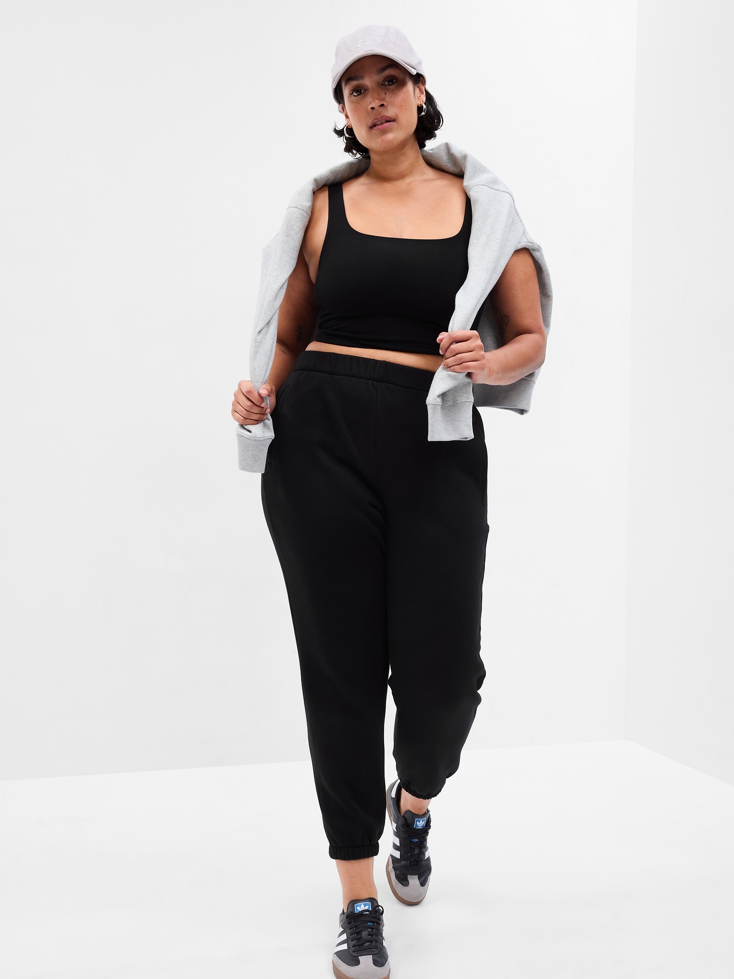 High Rise Boyfriend Joggers | Gap