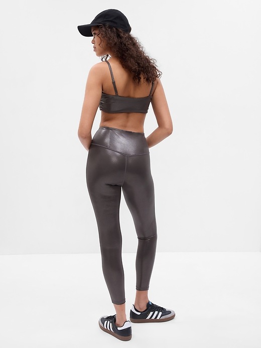 Image number 2 showing, GapFit Sky High Rise Power Shine Leggings