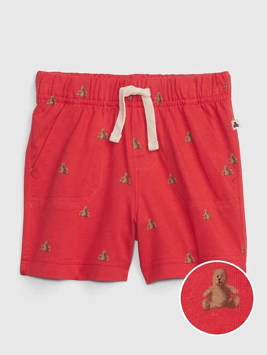 View large product image 1 of 1. Baby Organic Cotton Mix and Match Pull-On Shorts