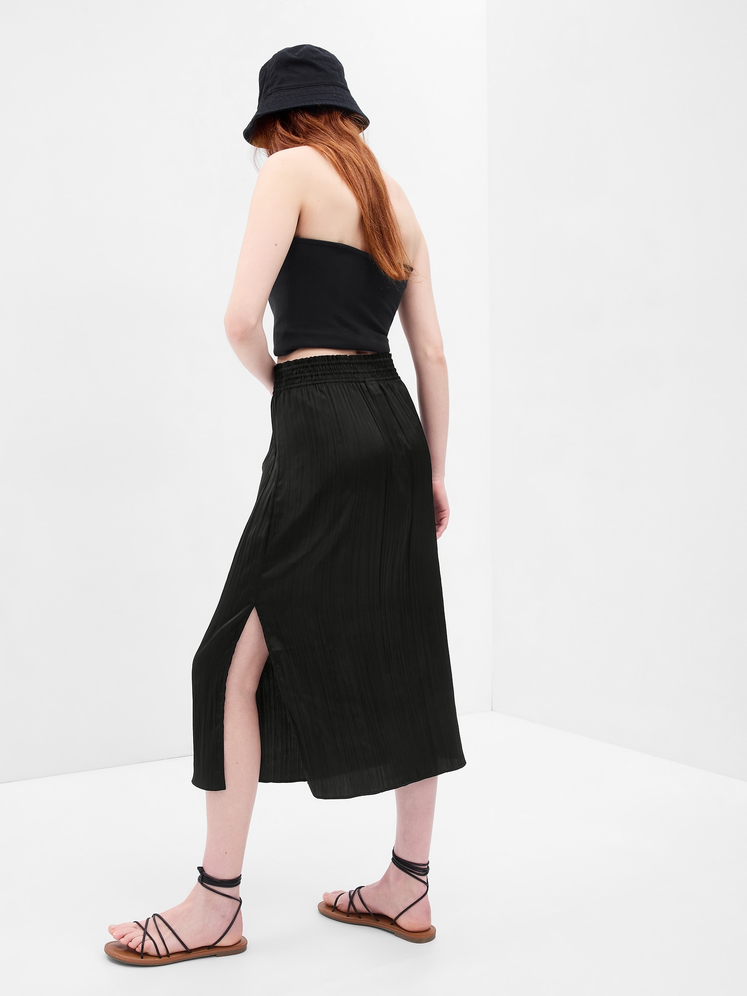 Pleated Midi Skirt | Gap