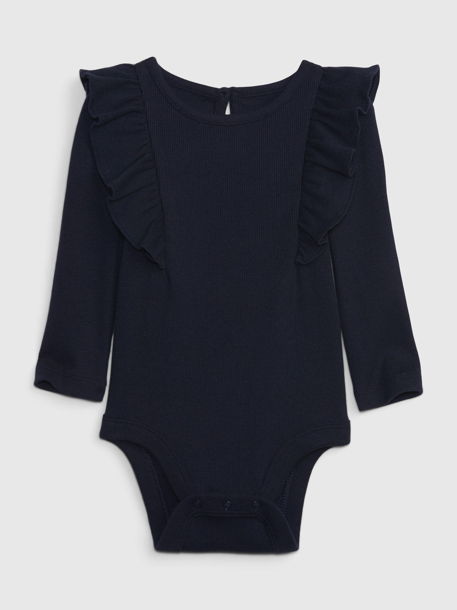 Gap Baby Mix And Match Ruffle Bodysuit In Navy Uniform Blue