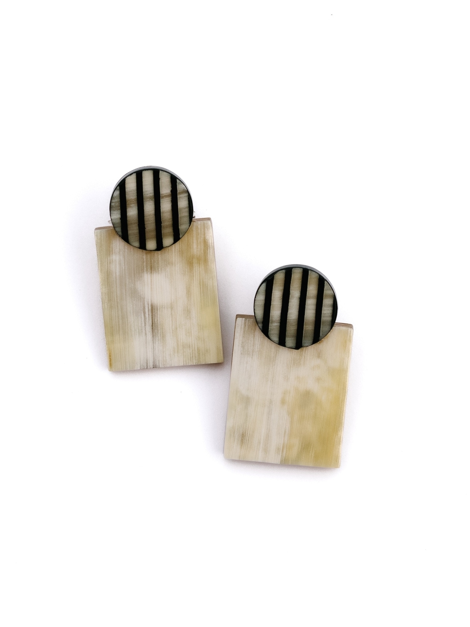 Gap Tuxedo Stripe Post Earrings