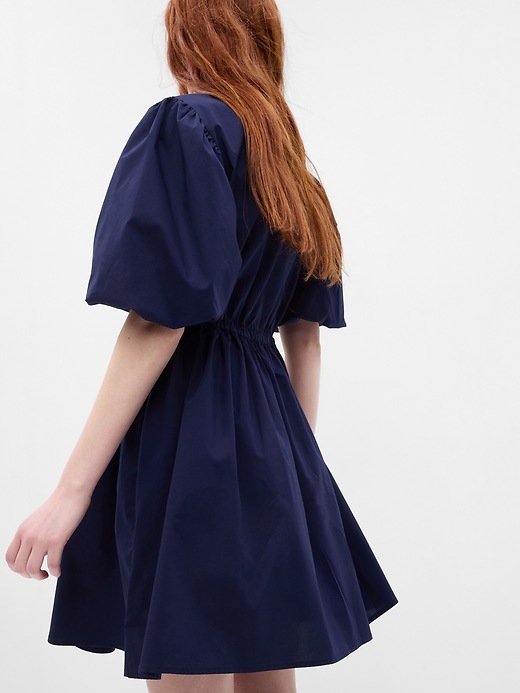 gap balloon sleeve mini dress Balloon Sleeve Mini Dress