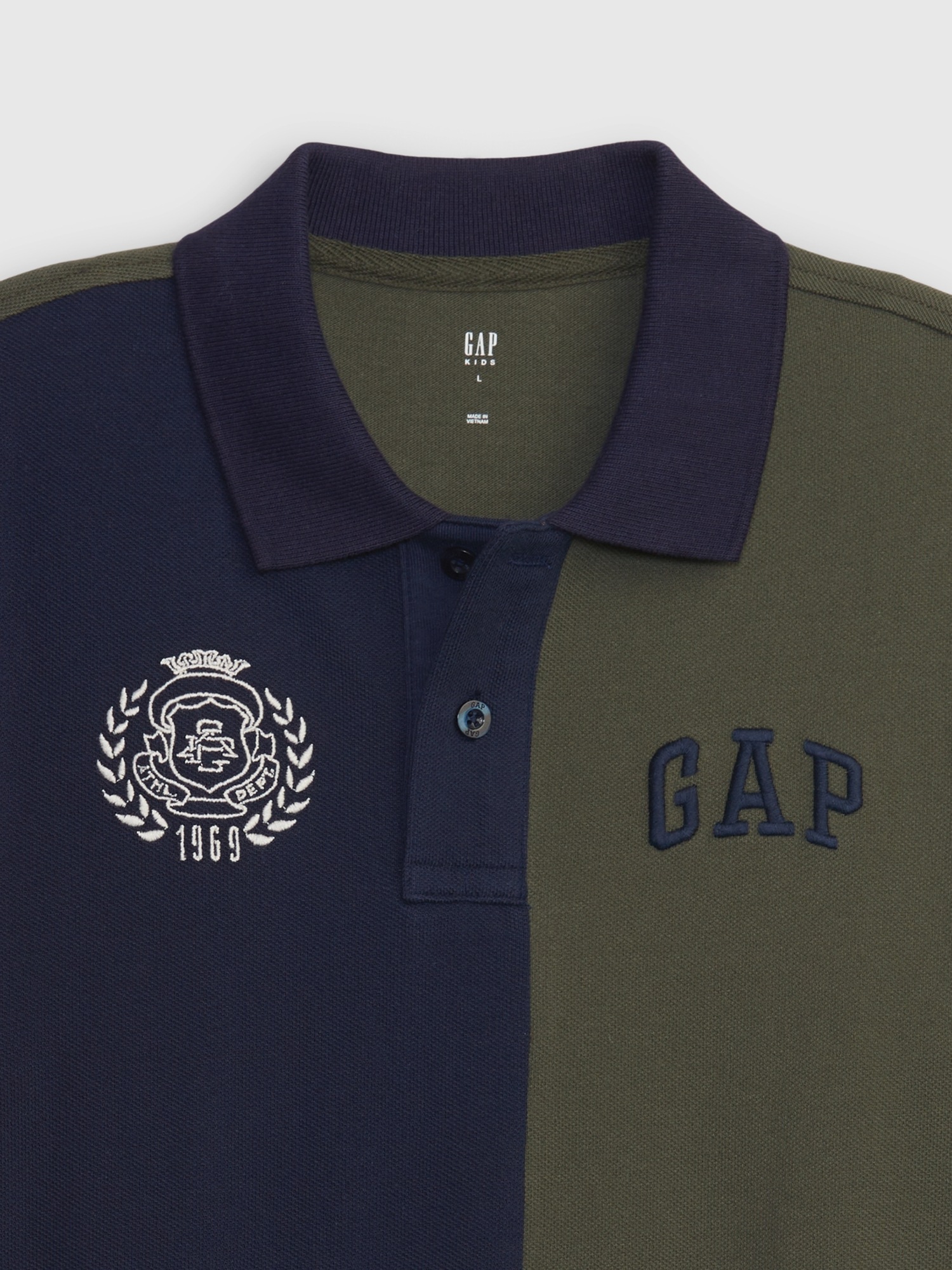 Kids Colorblock Polo Shirt Gap