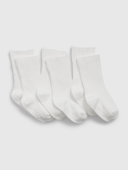 View large product image 1 of 1. Baby First Favorites Crew Socks (3-Pack)