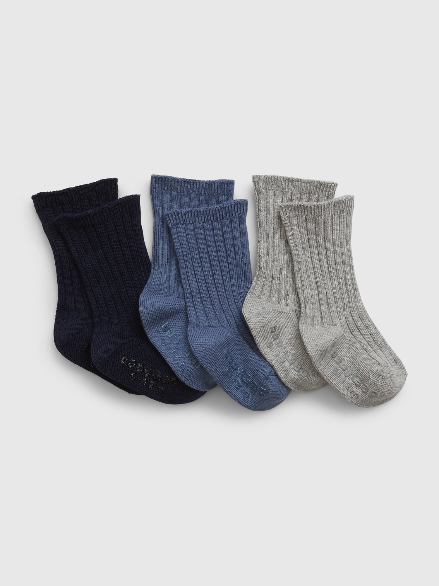 Gap Baby First Favorites Cotton Crew Socks (3-Pack)