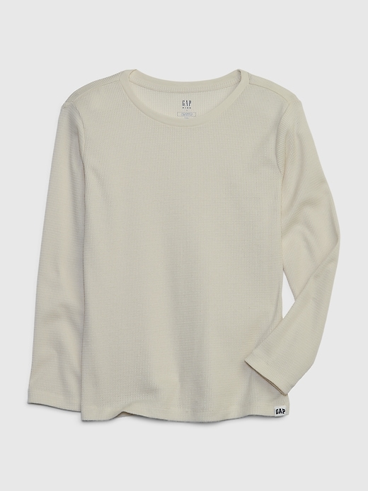 1 of 8 showing, with the color chino of product Kids Recycled Rib PJ T-Shirt