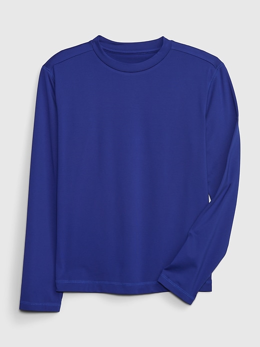 1 of 8 showing, with the color bay blue of product Kids Active T-Shirt