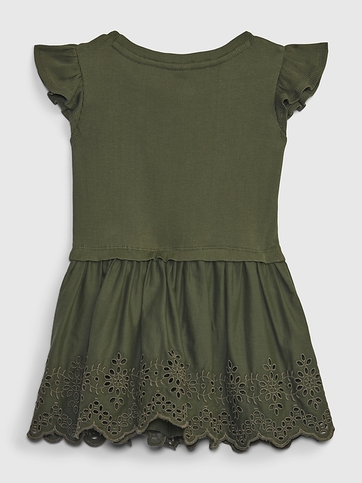 View large product image 2 of 3. Toddler Eyelet Dress