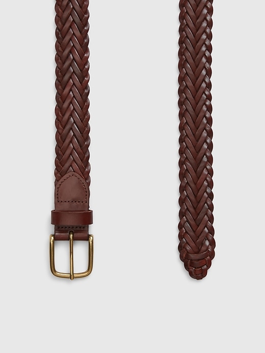 Image number 3 showing, Braided Leather Belt