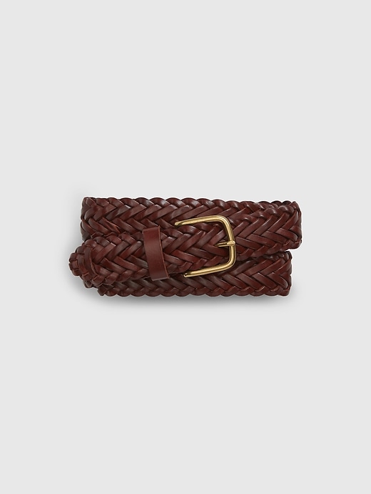 Image number 1 showing, Braided Leather Belt