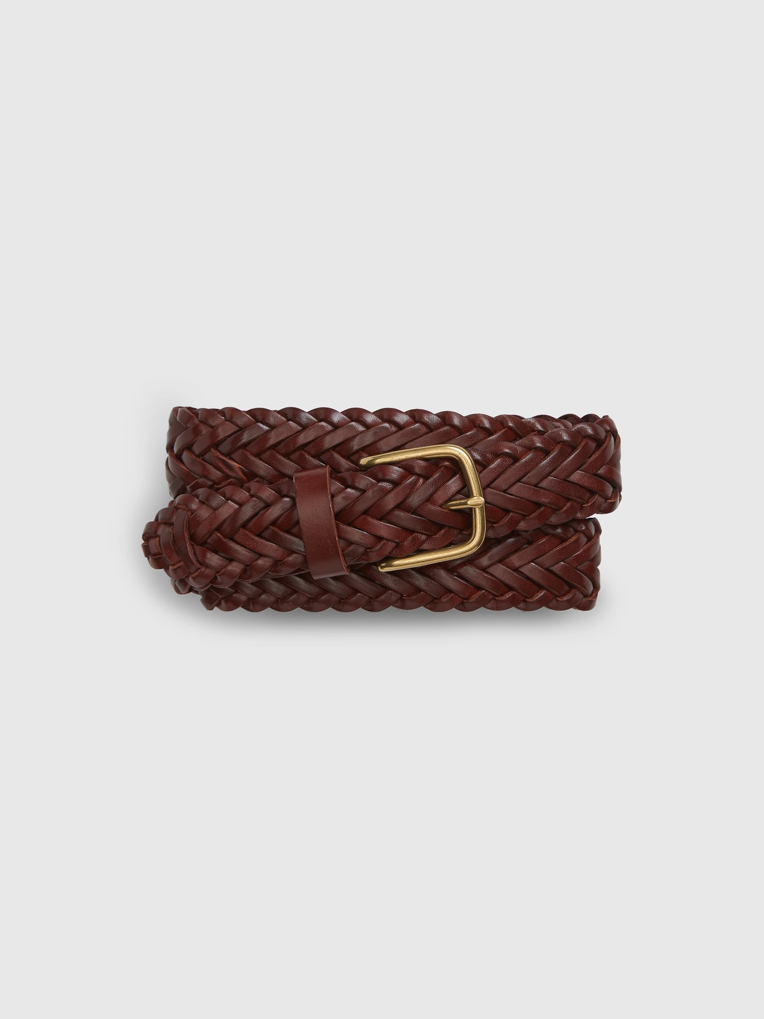 Braided Leather Belt