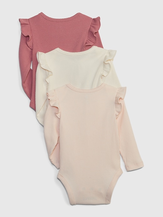 Image number 2 showing, Baby First Favorites TinyRib Bodysuit (3-Pack)
