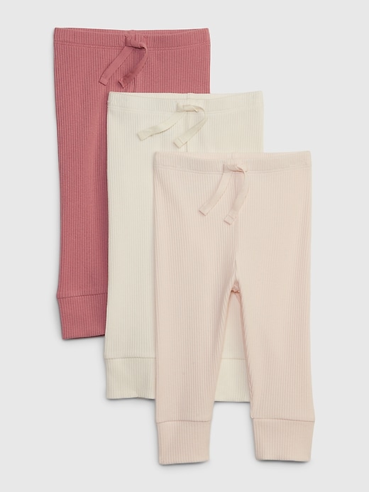 Image number 1 showing, Baby First Favorites TinyRib Pants (3-Pack)