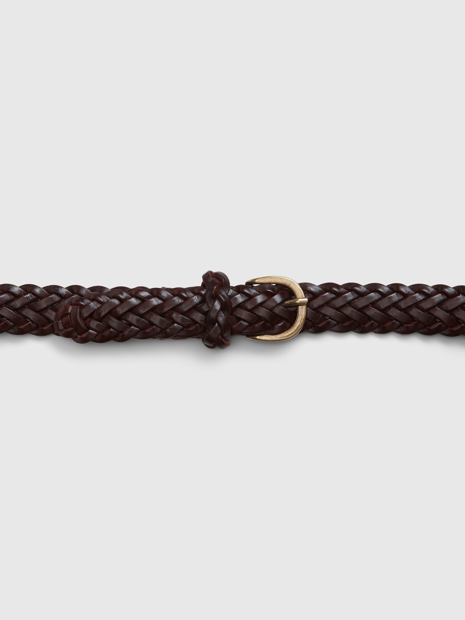 Braided Leather Belt