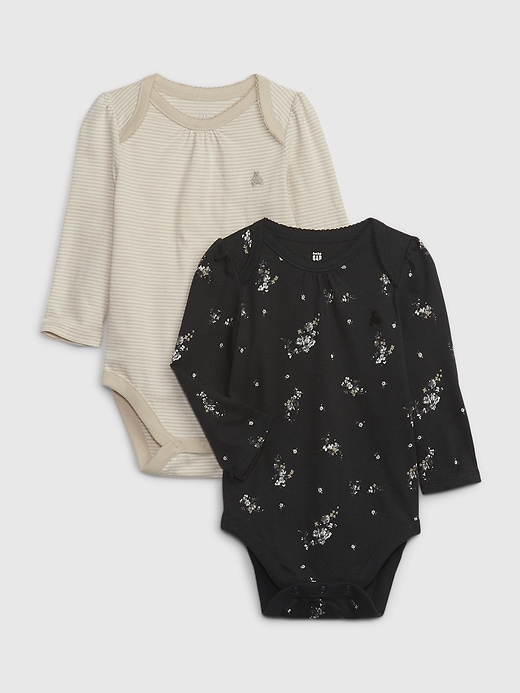 View large product image 1 of 1. Baby First Favorites Organic CloudCotton Bodysuit (2-Pack)