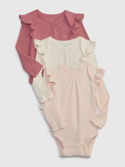 Image number 1 showing, Baby First Favorites TinyRib Bodysuit (3-Pack)