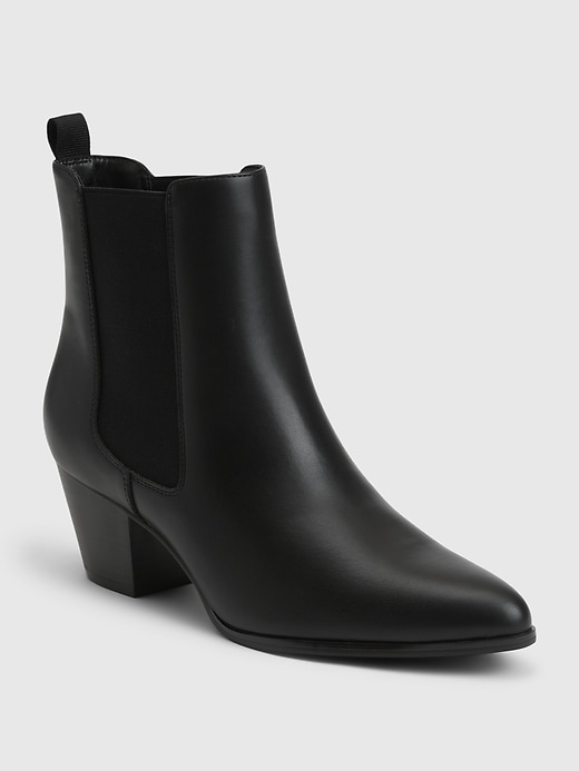 Image number 1 showing, Heeled Chelsea Boots