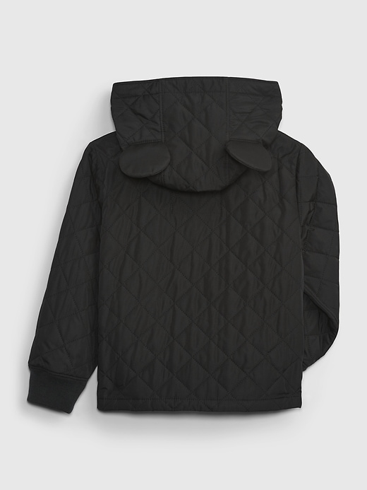View large product image 2 of 3. babyGap &#124 Disney 100% Recycled Quilted Bomber Jacket