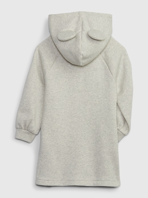 2 of 8 showing, with the color PINK MINNIE MOUSE of product babyGap &#124 Disney Logo Sweatshirt Dress
