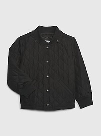 View large product image 3 of 3. babyGap &#124 Disney 100% Recycled Quilted Bomber Jacket
