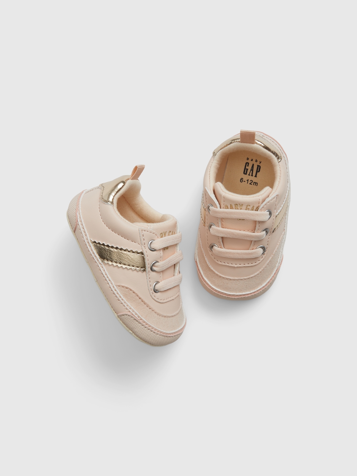 Baby Metallic Stripe Sneakers