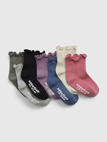 Toddler Ruffle Crew Socks (7-Pack)