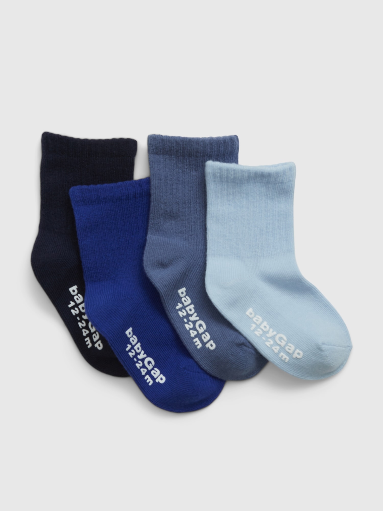 Toddler Cotton Crew Socks (4-Pack) | Gap