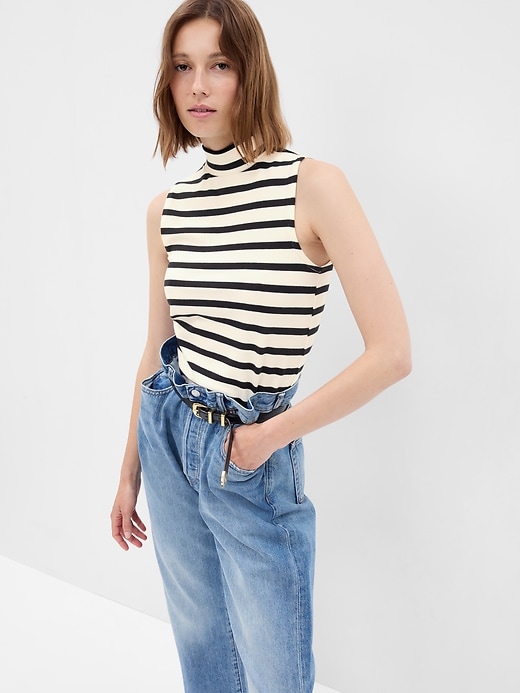 Modern Mockneck Tank Top Gap