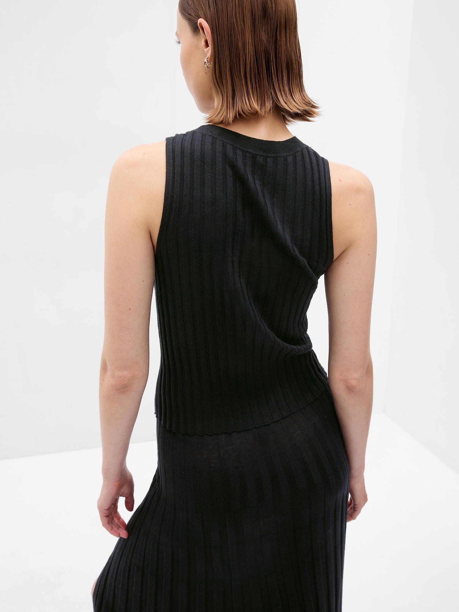 Rib Sweater Tank Top Gap