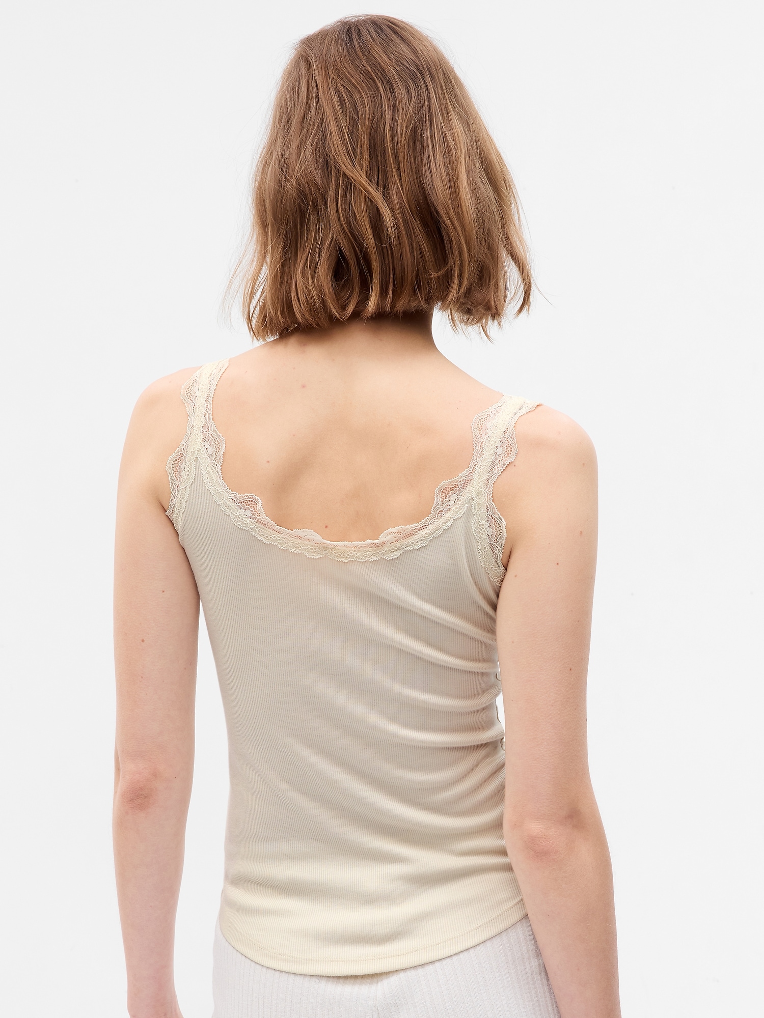 Modal Lace PJ Tank Top Gap