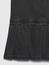 View large product image 3 of 3. Toddler Denim Pleated Jumper