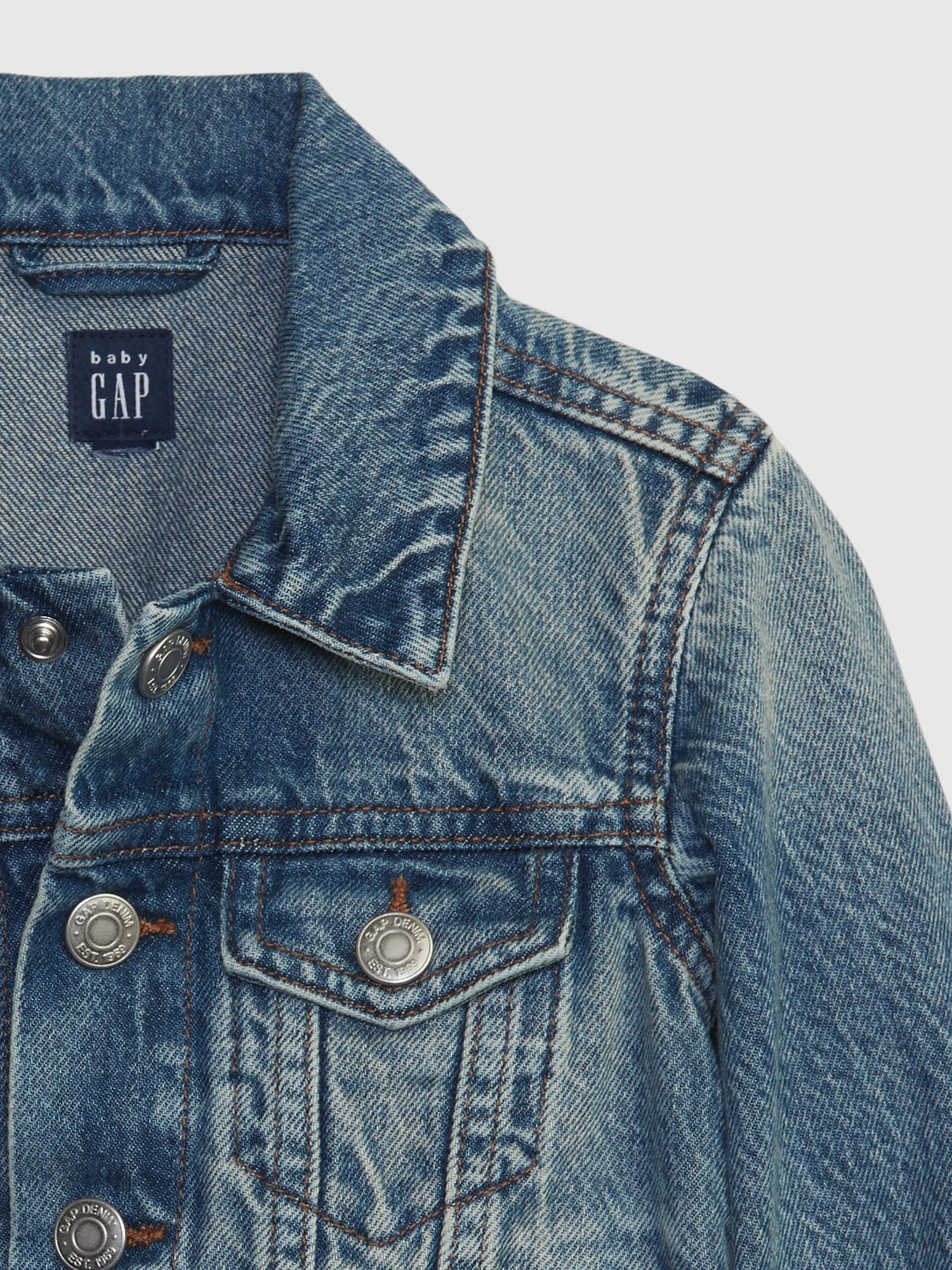 Toddler Icon Denim Jacket | Gap